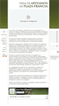 Mobile Screenshot of feriaplazafrancia.com